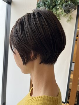 サラビューティーサイト 志免店(SARA Beauty Sight) 【琉希也style】ショートボブ/大人チョコレートブラウン