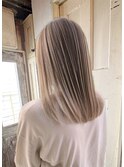 ミルクティーベージュダブルカラーインナーカラーケアブリーチ