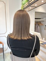 ラボヌールヘアー シェリ 久喜店(La Bonheur hair cheri)&nbsp;【cheri石川】くびれヘア/フォグベージュ【久喜美容室】