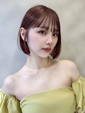 グロー 大宮(GLROW) ▲前髪顔まわりボブレイヤーボブ顔まわり縮毛矯正haruhi