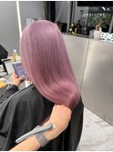 Pink lavender  ブリーチ2回~