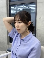 ビューブルー 亀戸錦糸町(VIEW BLUE) 美髪シアーカラーピンクブラウンショートカット切りっぱなしボブ