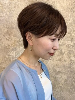 ヘアーアトリエ カノル(hair atelier canol)の写真/透明感抜群のナチュラルな仕上がりに！あなたの個性を活かした自然な色味で周りと差がつくデザイン♪