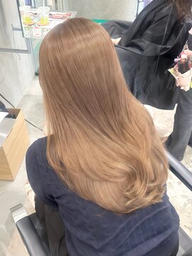 ラック(LUCK) 船橋/くすみベージュ/細めハイライト