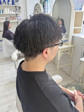 アルターシェリー(aL-ter che'rie) ツイストスパイラル/スパイキーショート/ブルーブラック　新籾