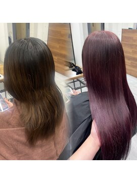 ネクスト 池袋(NEXT) ボルドーカラー/シールエクステ