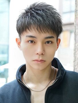 ゼロ 渋谷(XeRo) メンズヘアツーブロック刈り上げ【ナチュラル束間ショート】