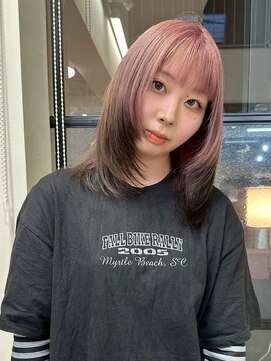 ラック 表参道(LUCK) ハッシュカット/デザインカラー/ミディアムレイヤー/ブリーチ