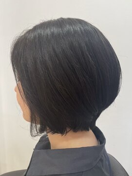 富士見ヶ丘大人ショートボブレイヤーボブ顔周りレイヤーカット