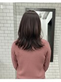 髪質改善カラーでつくるココアブラウン