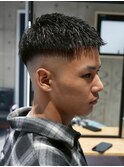 MEN'S/ハイフェード×ベリーショート/短髪/ダウンバング
