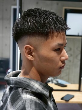 メッツ 原宿(METS) MEN'S/ハイフェード×ベリーショート/短髪/ダウンバング