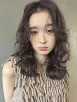 パーク(PARK)&nbsp;【PARK】ニュアンスパーマ×シアーベージュ