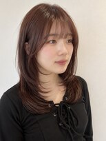 コト 福井大和田店(coto)&nbsp;福井/大和田/ピンクブラウン/レイヤースタイル/ザクザクレイヤー