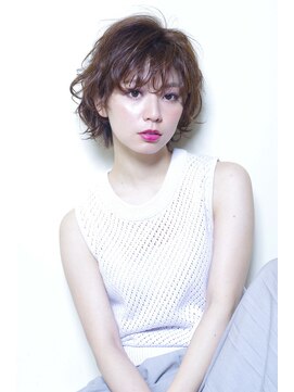アイナ 銀座(Aina) 抜け感アンニュイ ショート ニュアンスパーマ【Aina 銀座】