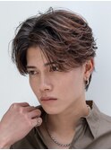 原宿メンズパーマニュアンスパーマフェザーパーマセンターパート