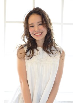 アース 長崎時津店(HAIR&MAKE EARTH) カジュアルウェーブハニーヘア【EARTH時津】