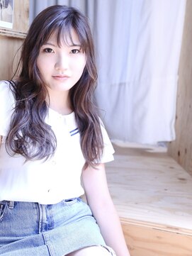 ヘア アンドメイク キヨシ(Hair and Make kiyoshi) kiyoshi/カジュアル *シースルーバング グレージュピンク*