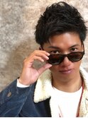爽やかツーブロックビジネスショート