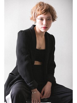 カッファ 東銀座(CUFFA) 【CUFFA】アッシュ無造作ハイライトラズベリー東銀座築地新富町