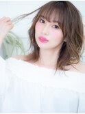 ボサ髪こなれヘアスタイル