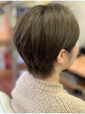 ショートグレージュ