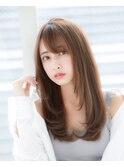 動きがたっぷりロングレイヤー