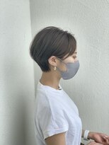 ノルン(norn.)&nbsp;ハンサムショート/前髪なしショート/ニュアンスカラー/暗髪