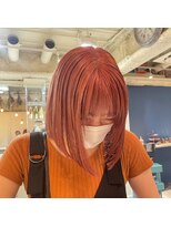 ロロ(ro-ro) 【恵比寿ro-ro】ブリーチカラー×コーラルピンク