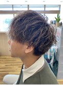 メンズツイストパーマスパイラルパーマフェード[船橋]