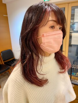 バブ バイネオリーブ(Bab by neolive) 大人のインナーカラー☆ミディアムレイヤー