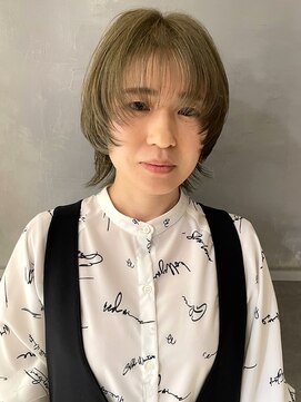 ボコカ(bococa) オリーブベージュ×マッシュウルフ