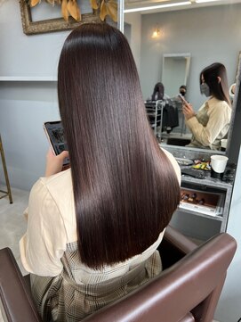 オズ 郡山桑野店(OZ) 《オズ》チョコレートブラウン#ブリーチなし#髪質改善