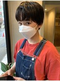 マッシュショートヘア/西田