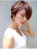 アイビー 吉祥寺(aivee) 大人可愛いミルクティーブラウン 前下がりショート