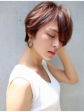 アイビー 吉祥寺(aivee) 大人可愛いミルクティーブラウン 前下がりショート