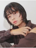 【porto神戸】20代30代40代/ 大人女性の外はねウルフボブ