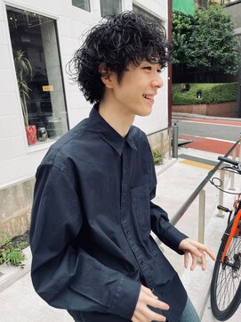 ガレージ バイ グリーン 原宿 表参道(Garage by green) 【loki】メンズ×パーマ