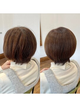 デュアル(dual) 60代／悩み解決☆ショートボブ