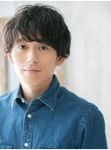 くせ毛風前髪パーマでモテ髪ウェットヘアg与野