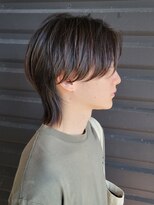 ロフト プロデュースドバイウシワカマル(loft produced by ushiwakamaru) センターパートメンズウルフカット