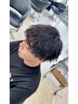 ブランシェ 西松山店 マッシュ×波巻きスパイラル