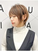 オシャレ女子ショートウルフ20代30代40代50代
