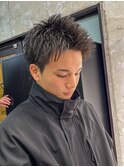 【束感】スパイキーショート