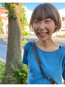 オアズヘアービィグラッド(ORe'S HAIR BE GLaD) ハイトーンマッシュショート