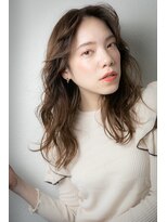 カバーヘアアンドスパ ブリス 浦和(COVER HAIR&SPA bliss)&nbsp;センターパート大人巻きカールエアリーロングw浦和20代30代40代