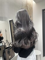 ソル 栄矢場町(SOL)&nbsp;アッシュグレー/グレージュカラー/韓国ヘア/名古屋美容院