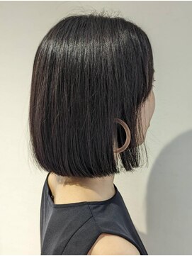 オギクボ ヴォイス(voice) 大人かわいい切りっぱなしボブ 髪質ケアトリートメント