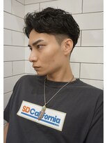 フリーク バーバーショップ 都島店(FREAK BARBER SHOP)&nbsp;好印象リバース毛流れパーマ