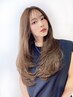 【同時施術】髪質改善ストレート+カラー+カット＋トリートメント★水素ケア付
